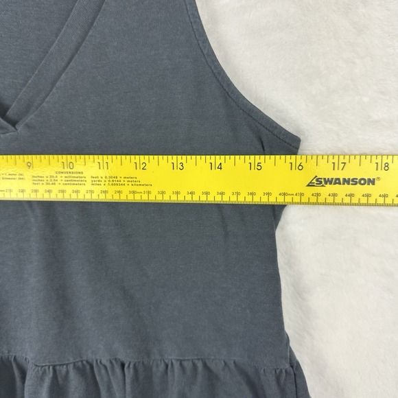 American Eagle Womens Black Tank Cropped Peplum Top Shirt Sz S - Picture 7 of 14